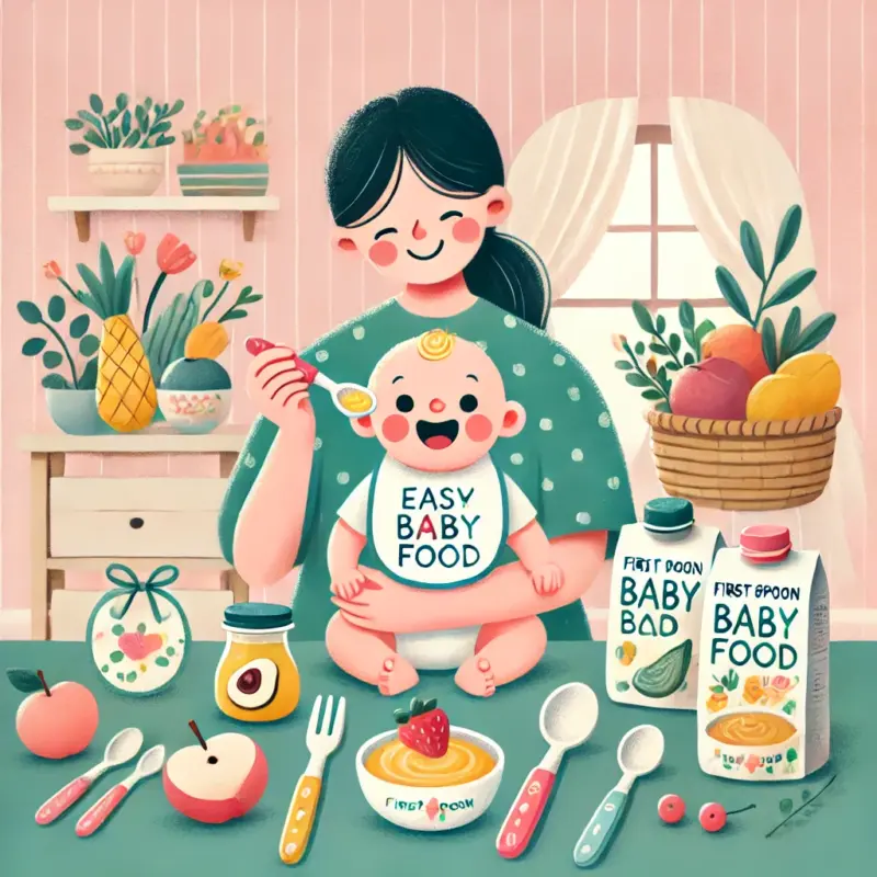 「忙しいママをサポート!ファーストスプーンの簡単・便利な離乳食」